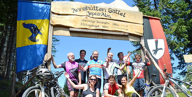Aktivurlaub und Sommerurlaub in der Ferienanlage Forellenhof in Kärnten in Österreich. Fahrrad fahren