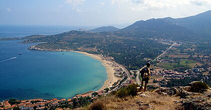 Das Meer und der Strand im Sommerurlaub nach Korsika in Frankreich mit ABeR - Alternative Bus Reisen.
