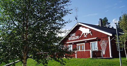Die Unterkunft auf der Sommerreise im Sommer Camp Idre in Schweden.