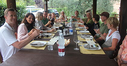 Essen im Familiencamp in der Toskana in Italien mit Elan Sportreisen.